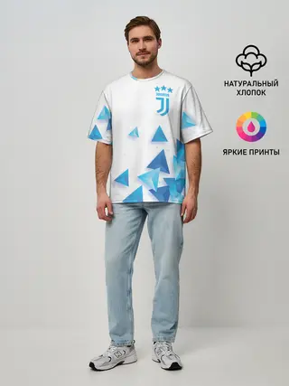 Мужская футболка оверсайз / Juventus