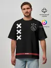 Мужская футболка оверсайз / Ajax Amsterdam