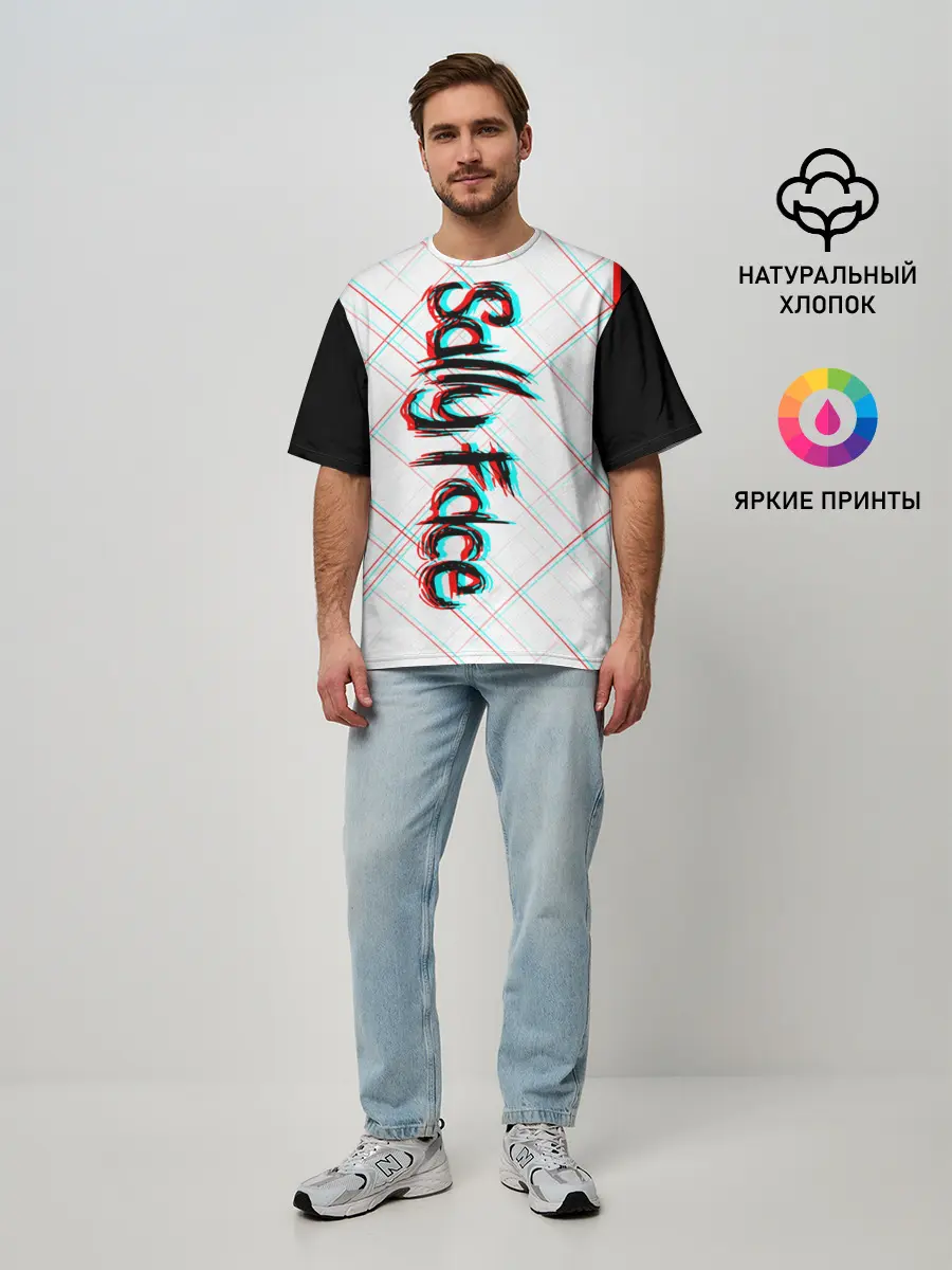 Мужская футболка оверсайз / SALLY FACE.