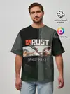 Мужская футболка оверсайз / Rust | Мамкин Рейдер | Раст
