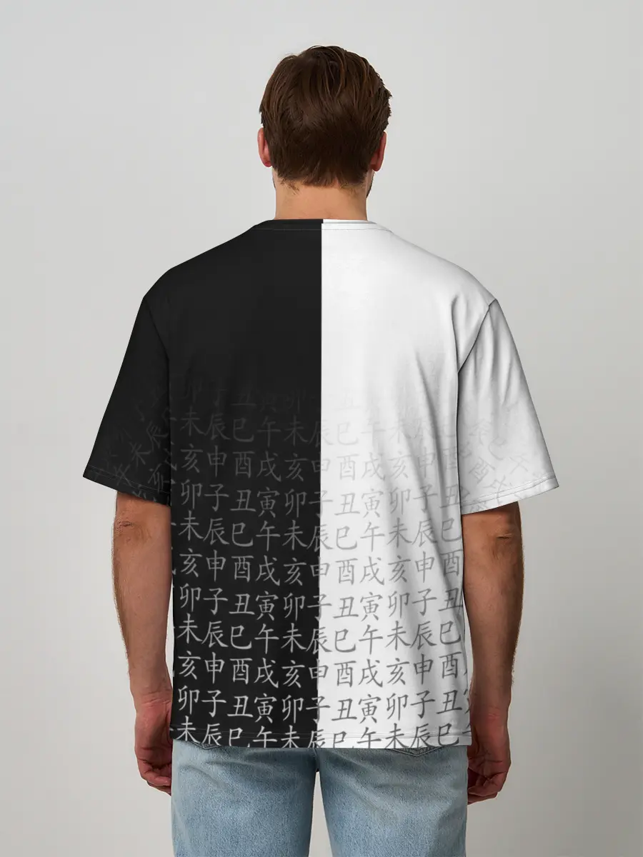 Мужская футболка оверсайз / СОН ДЖИН ВУ / SOLO LEVELING