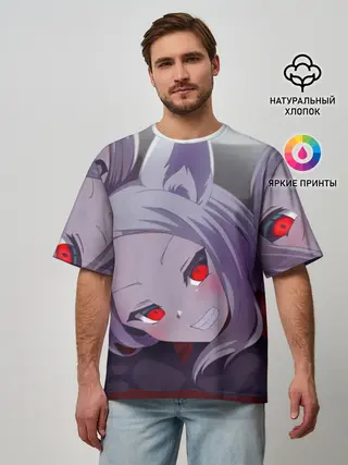 Мужская футболка оверсайз / Цербер из Хеллтейкера