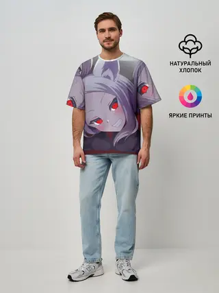 Мужская футболка оверсайз / Цербер из Хеллтейкера