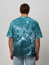 Мужская футболка оверсайз / Водная гладь