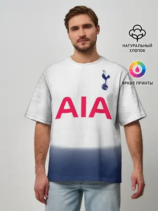 Мужская футболка оверсайз / Dele Alli home 18-19