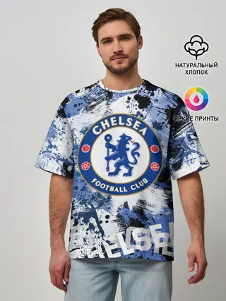 Мужская футболка оверсайз / Chelsea