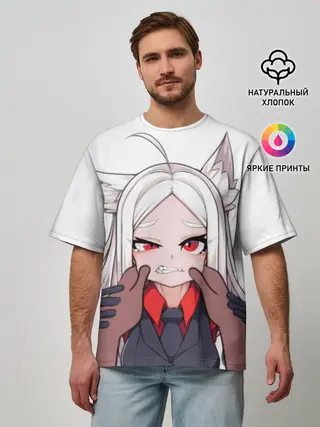 Мужская футболка оверсайз / АНИМЕШКА