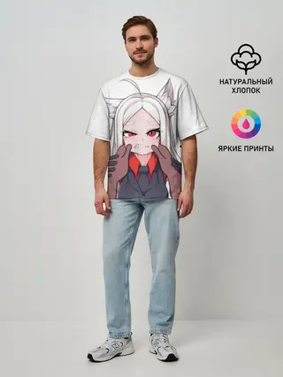 Мужская футболка оверсайз / АНИМЕШКА