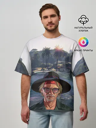 Мужская футболка оверсайз / El Rubio Cayo Perico GTA 5 ONLINE