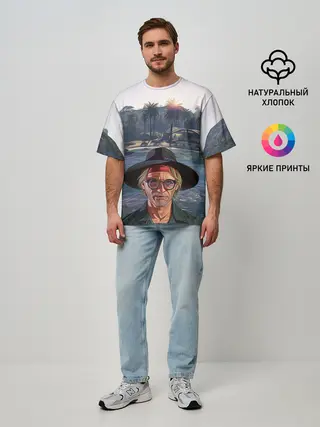 Мужская футболка оверсайз / El Rubio Cayo Perico GTA 5 ONLINE