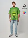 Мужская футболка оверсайз / Гринч