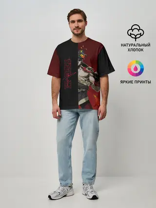 Мужская футболка оверсайз / Hades