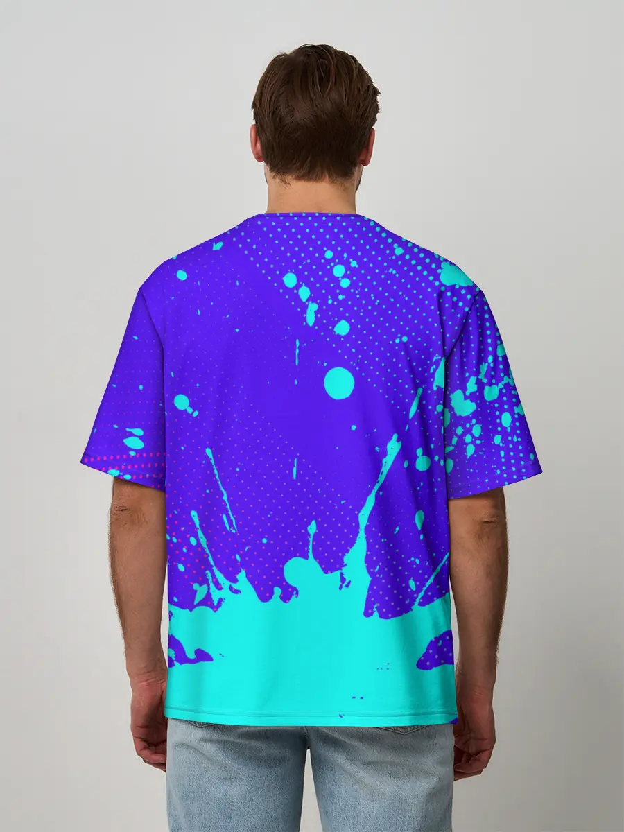 Мужская футболка оверсайз / AMONG US / АМОНГ АС