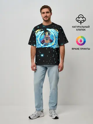 Мужская футболка оверсайз / Ван Пис | Марко