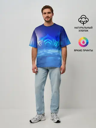 Мужская футболка оверсайз / WARFRAME