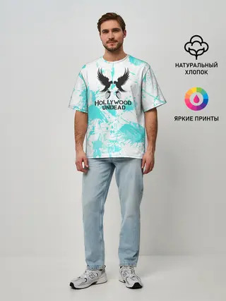 Мужская футболка оверсайз / Жемчужина