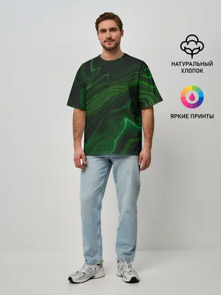 Мужская футболка оверсайз / PuRRi$