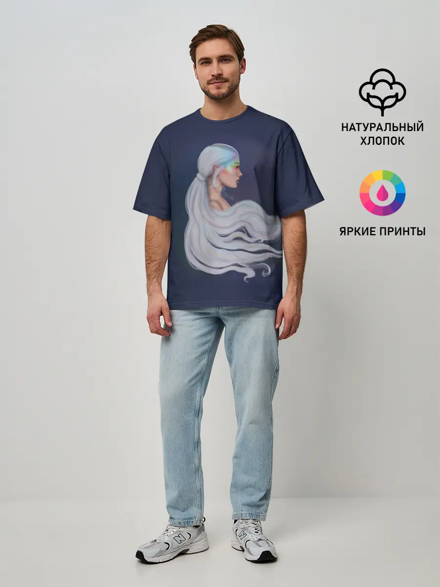 Мужская футболка оверсайз / Ariana Grande