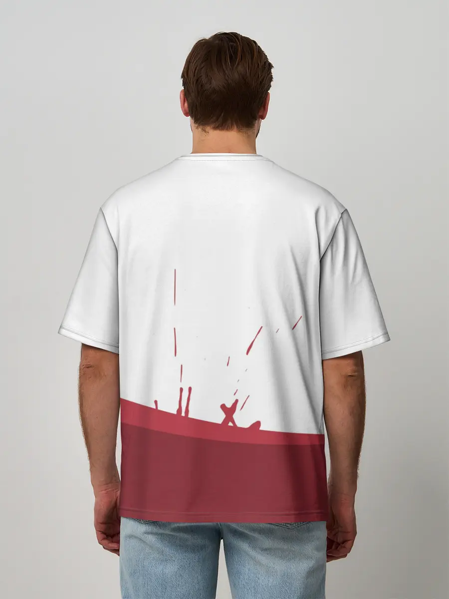 Мужская футболка оверсайз / Боец Баки