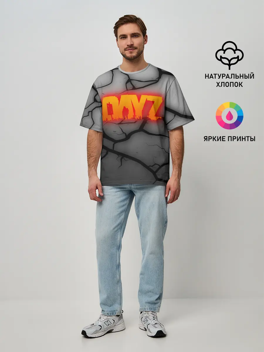 Мужская футболка оверсайз / DAYZ