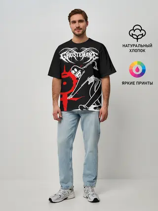 Мужская футболка оверсайз / GHOSTEMANE