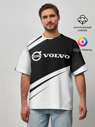 Мужская футболка оверсайз / VOLVO / Вольво