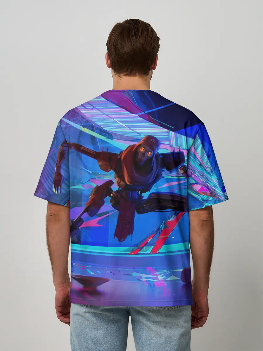 Мужская футболка оверсайз / Опасный Ревенант