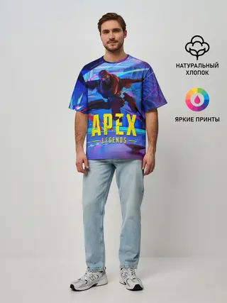 Мужская футболка оверсайз / Опасный Ревенант