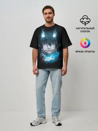 Мужская футболка оверсайз / Рин Окумура