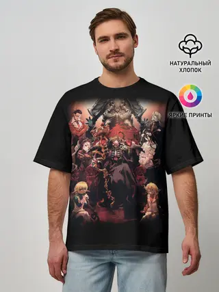 Мужская футболка оверсайз / Overlord