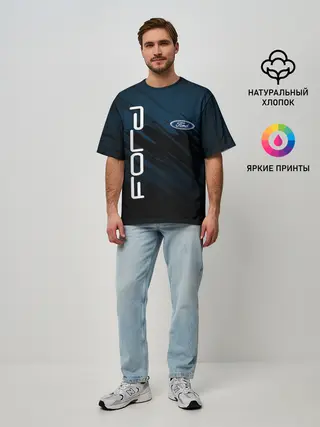 Мужская футболка оверсайз / FORD