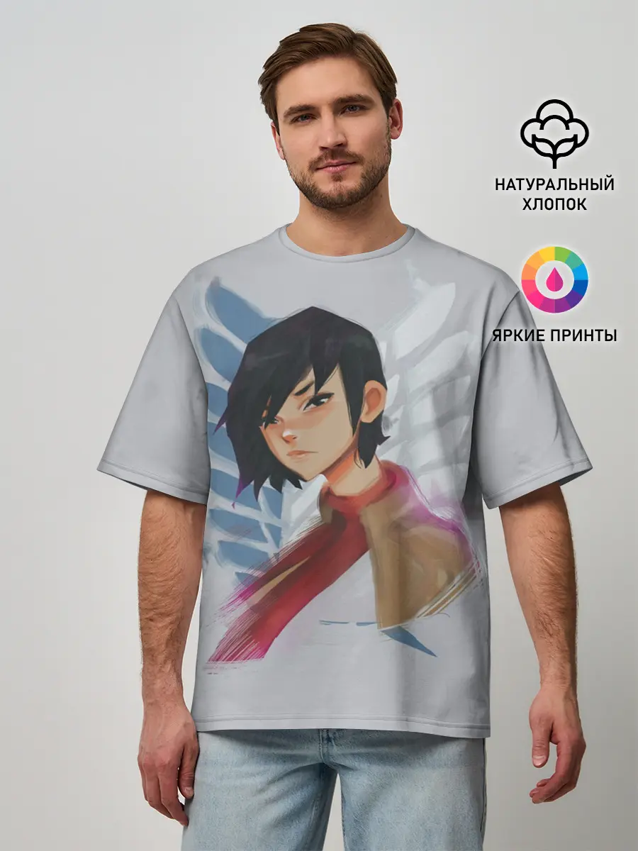 Logo and Mikasa