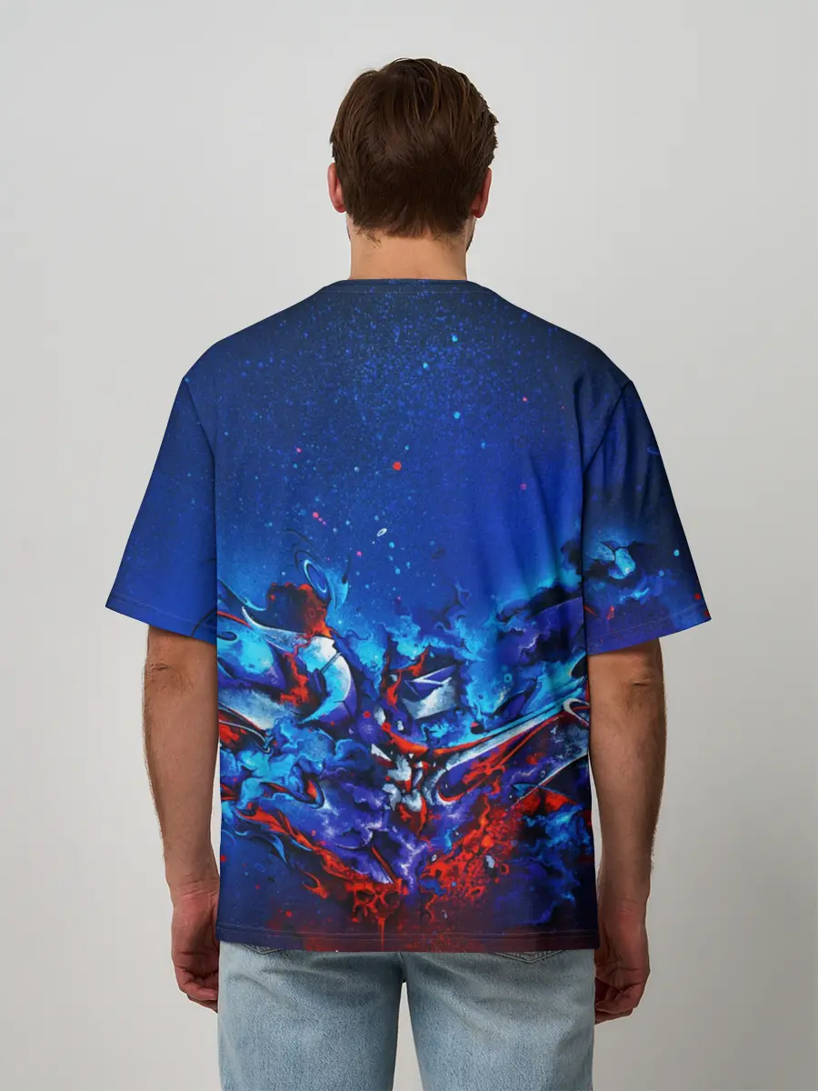 Мужская футболка оверсайз / Casual Color | Style