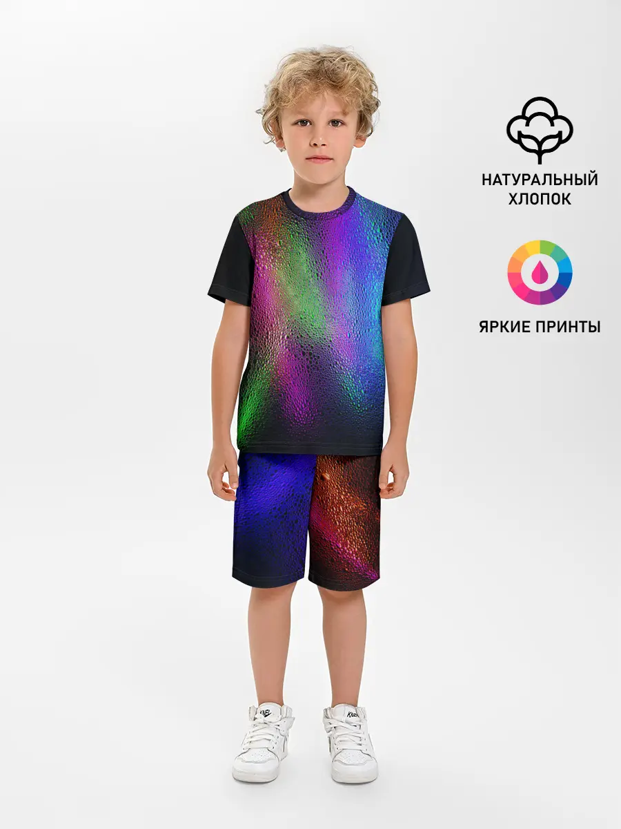 Детская пижама с шортами / Neon Lights