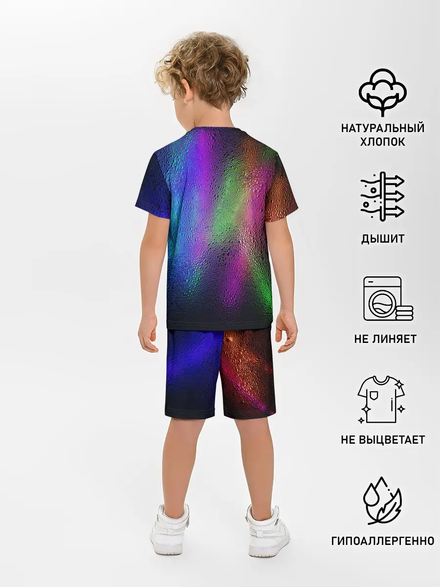 Детская пижама с шортами / Neon Lights