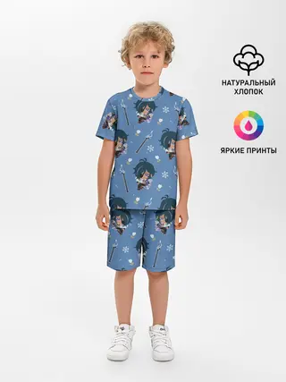 Детская пижама с шортами / Genshin Impact