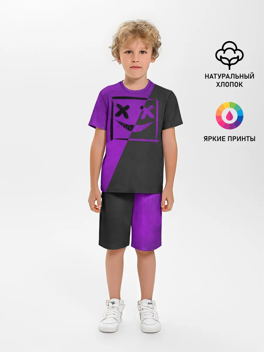 Детская пижама с шортами / Purple Smile