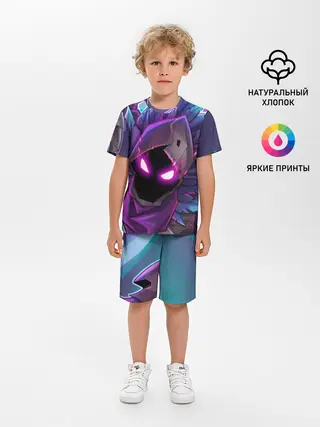 Детская пижама с шортами / FORTNITE RAVEN | ФОРТНАЙТ ВОРОН