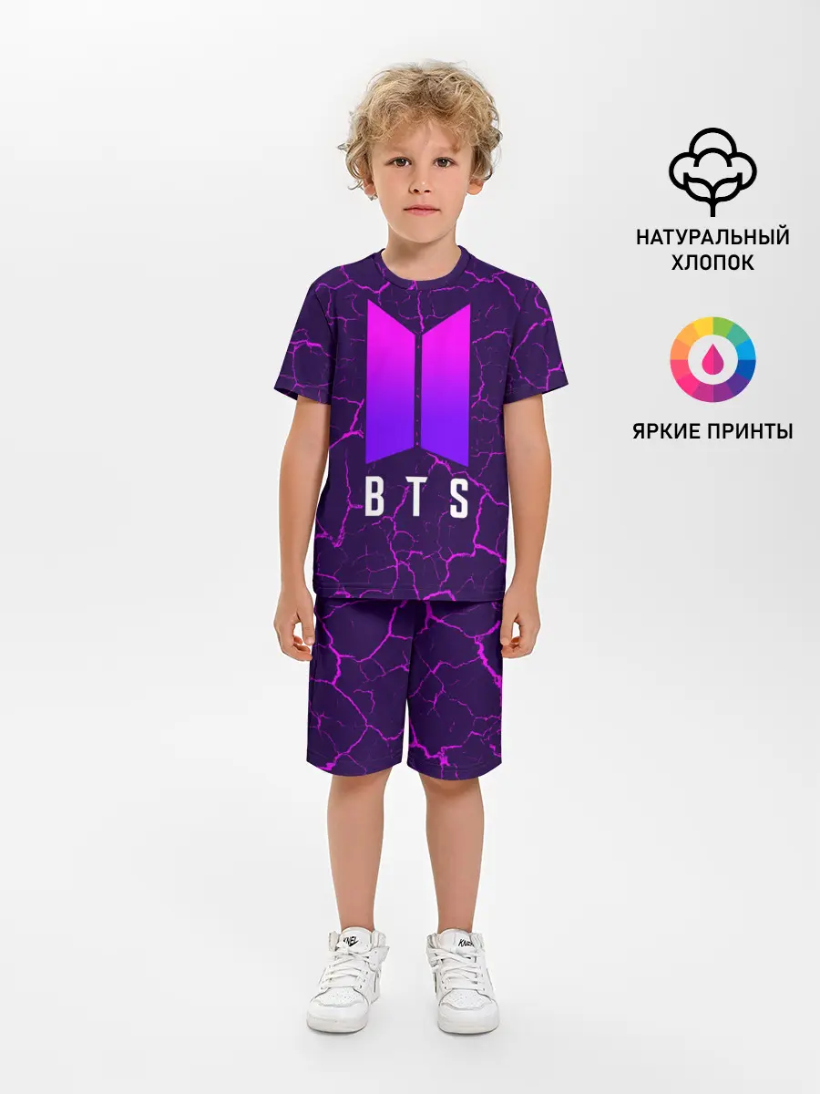 Детская пижама с шортами / BTS / БТС