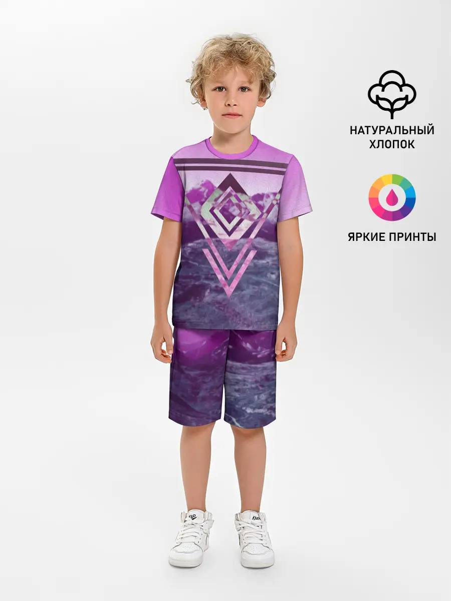 Детская пижама с шортами / ИЗУМРУД