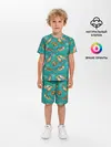 Детская пижама с шортами / Весёлые выдры