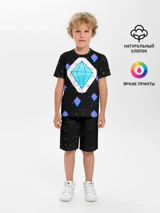 Детская пижама с шортами / Алмаз