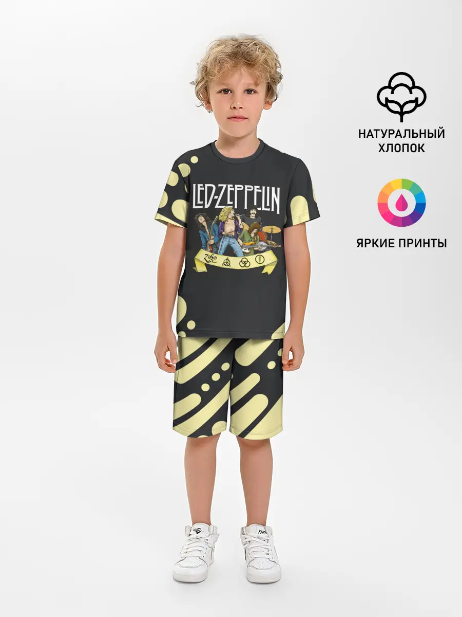 Детская пижама с шортами / LED ZEPPELIN | ЛЕД ЗЕППЕЛИН