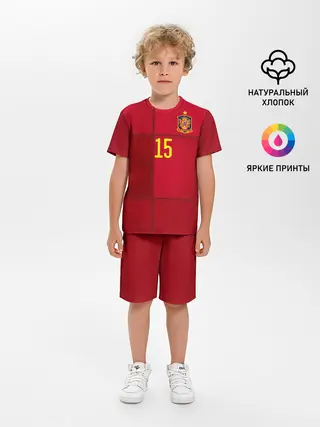 Детская пижама с шортами / Ramos home EURO 2020
