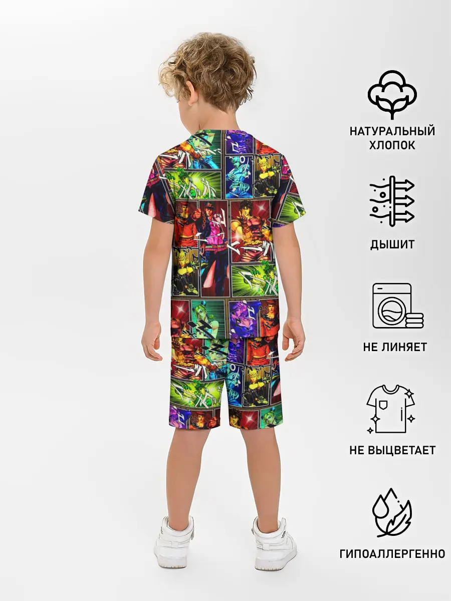 Детская пижама с шортами / Джоджо комикс