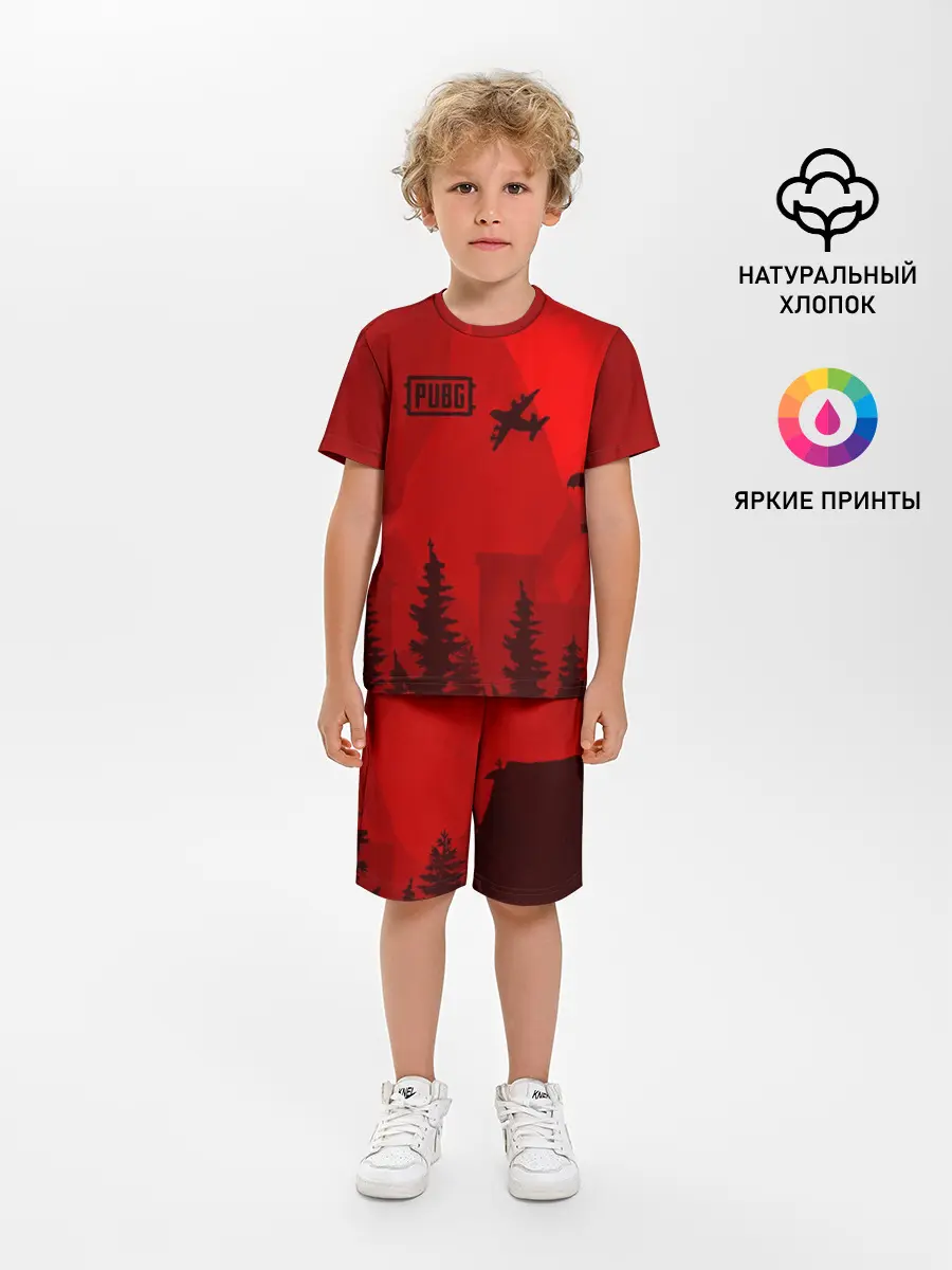 Детская пижама с шортами / PUBG