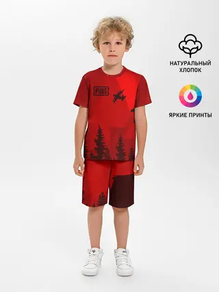 Детская пижама с шортами / PUBG