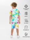 Детская пижама с шортами / БРЫЗГИ НЕОНА