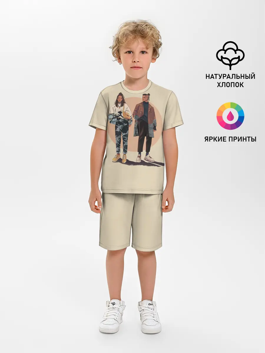 Детская пижама с шортами / Катара и Сокка