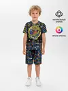 Детская пижама с шортами / Динозавр-игрок